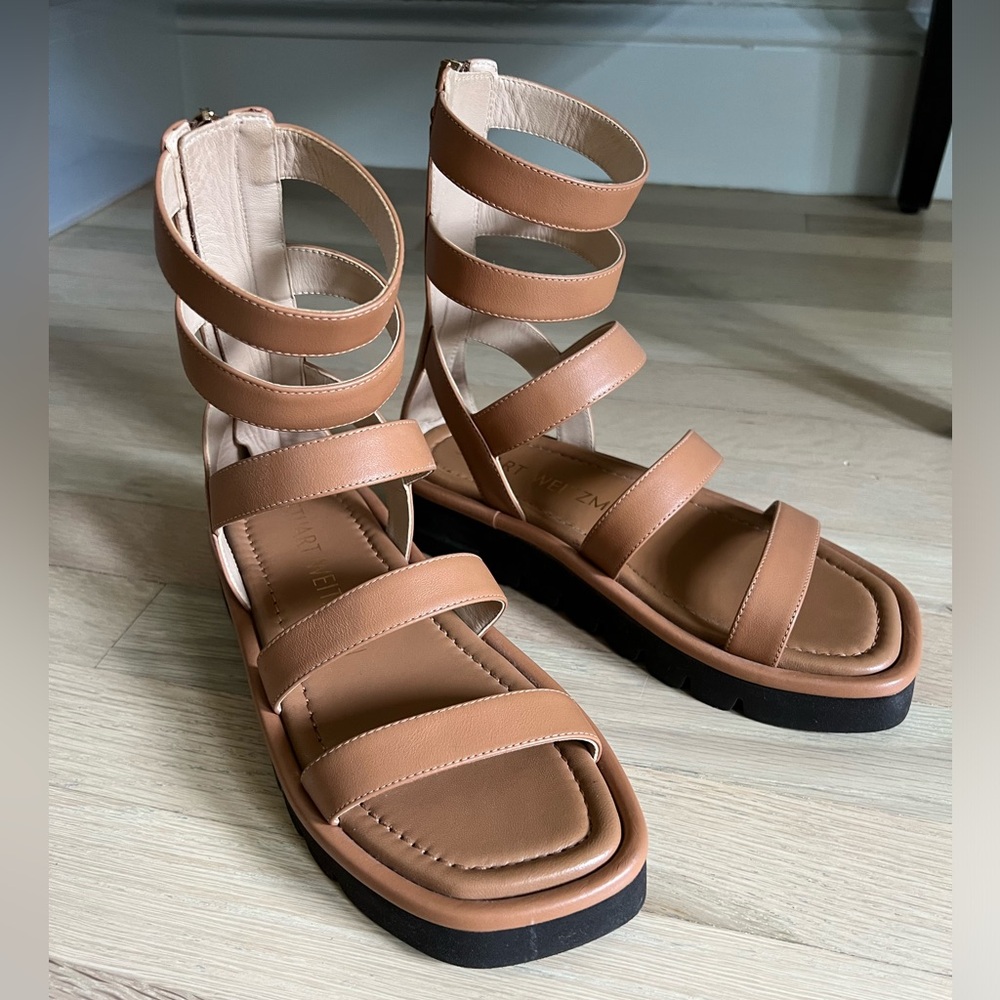 Stuart Weitzman gala gladiator sandals size 6